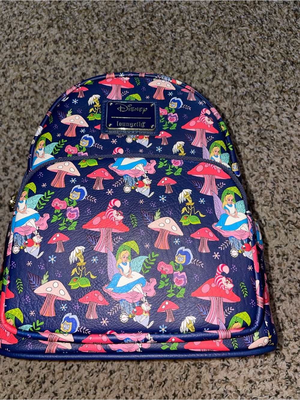 Disney x Loungefly mushroom Mini Backpack - Alice in Wonderland